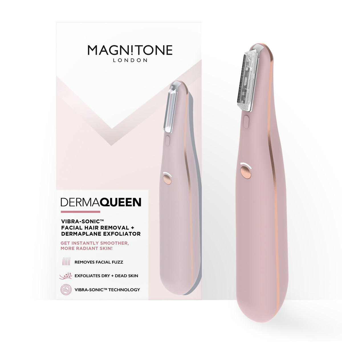 DermaQueen Vibra-Sonic® Depilación + Exfoliante Dermaplane