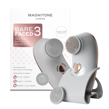 BareFaced3 Vibra-Sonic® Cepillo de limpieza y masaje