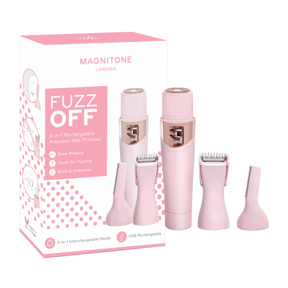 Fuzz Off 3-en-1 Recargable Recortadora de Precisión para el Cabello