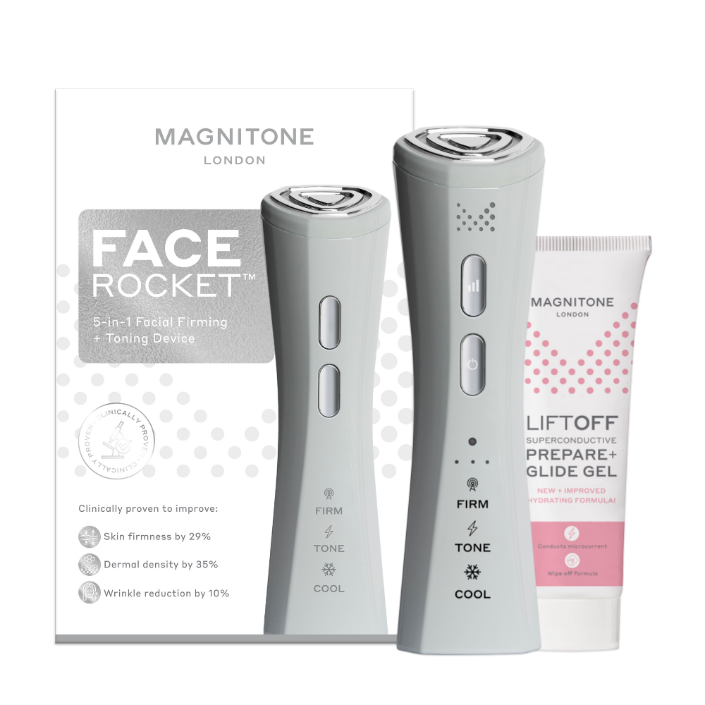 Face Rocket® 5-en-1 Dispositivo de Firmeza y Tonificación Facial