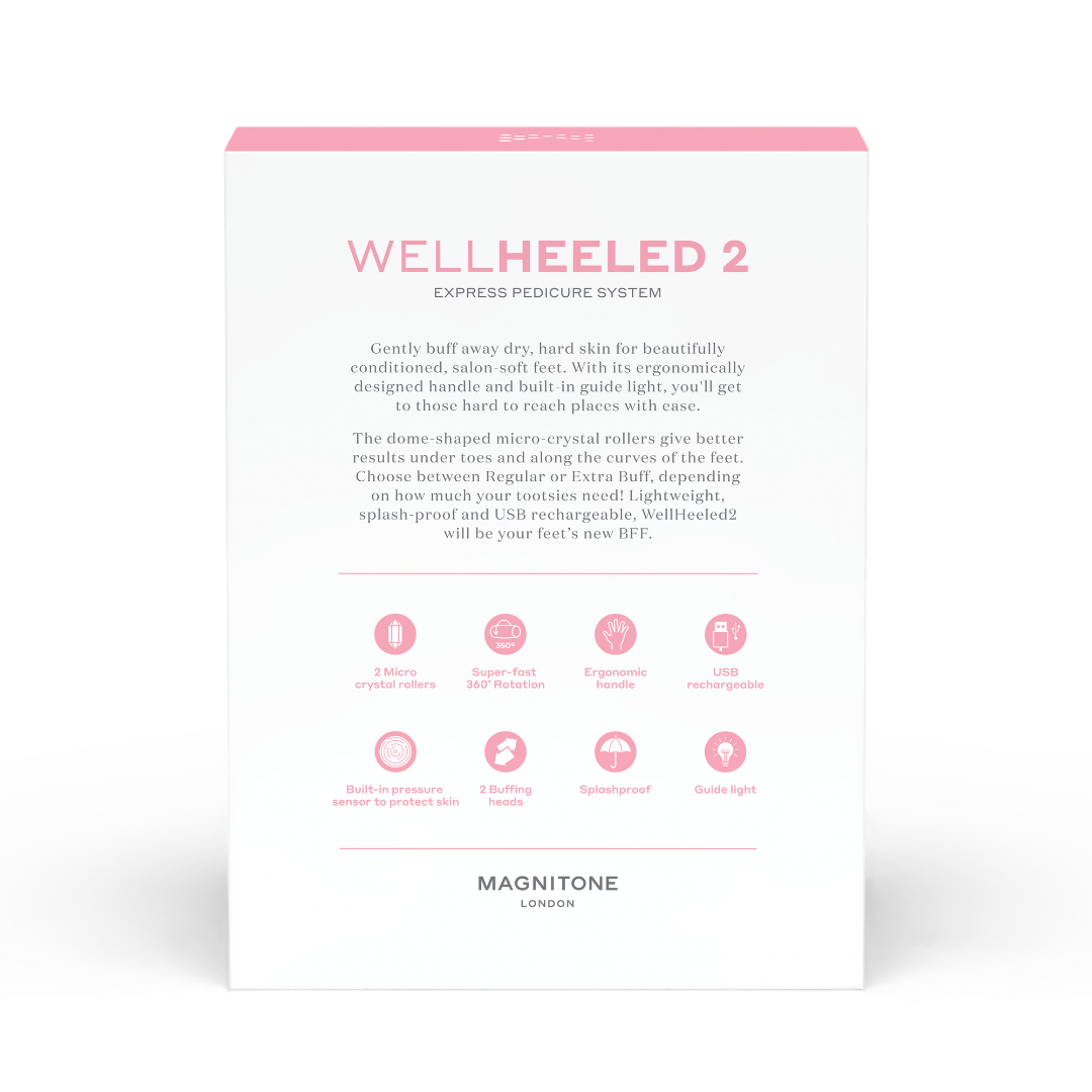 Well Heeled 2 Sistema exprés de pedicura recargable