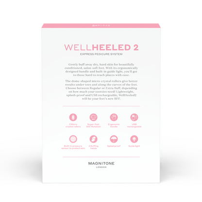 Well Heeled 2 Sistema exprés de pedicura recargable