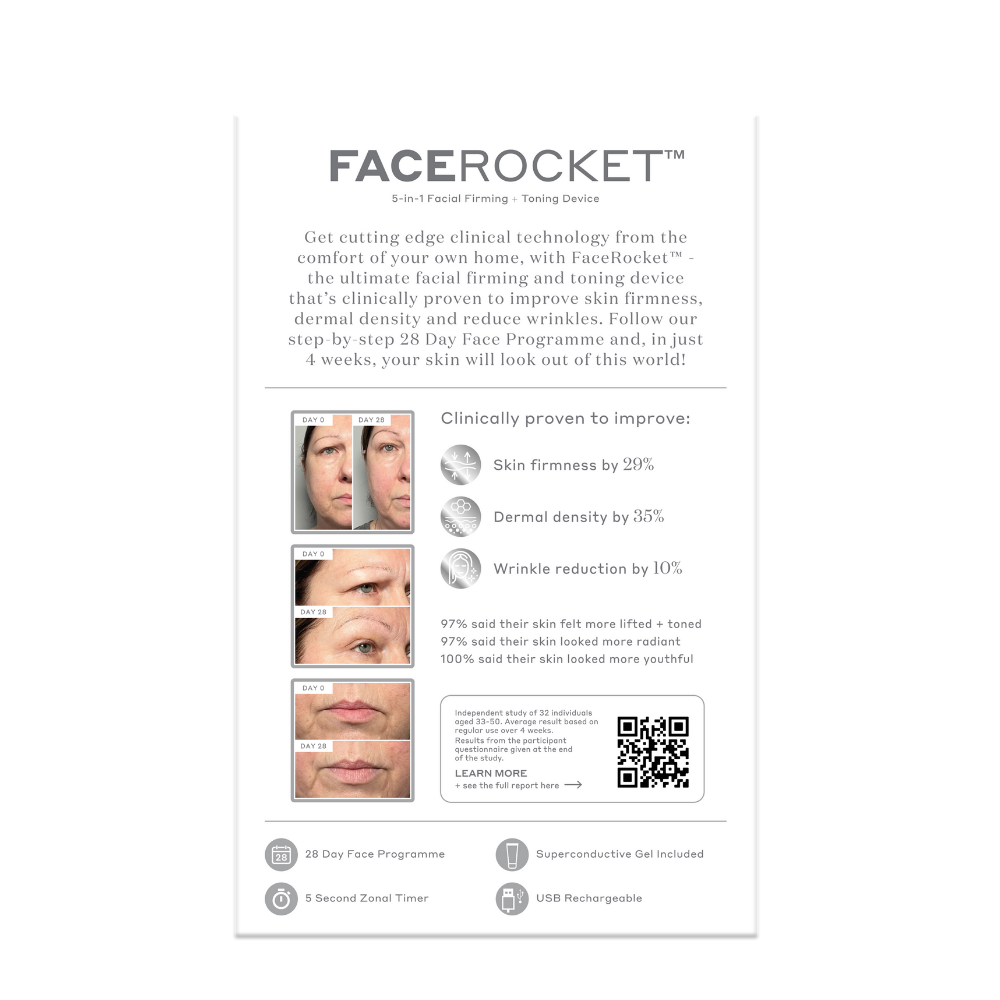 Face Rocket® 5-en-1 Dispositivo de Firmeza y Tonificación Facial
