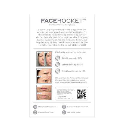 Face Rocket® 5-en-1 Dispositivo de Firmeza y Tonificación Facial