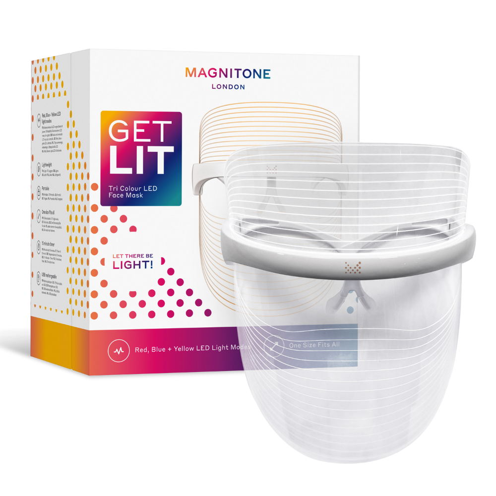 Get Lit® Mascarilla facial LED de tres colores