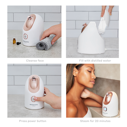 MAGNITONE Steam Ahead2 Vaporizador facial nano hidratante