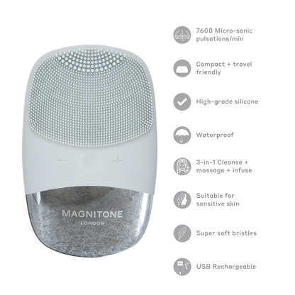 MAGNITONE BabyBare Micro-Sónico Cepillo Limpiador Compacto