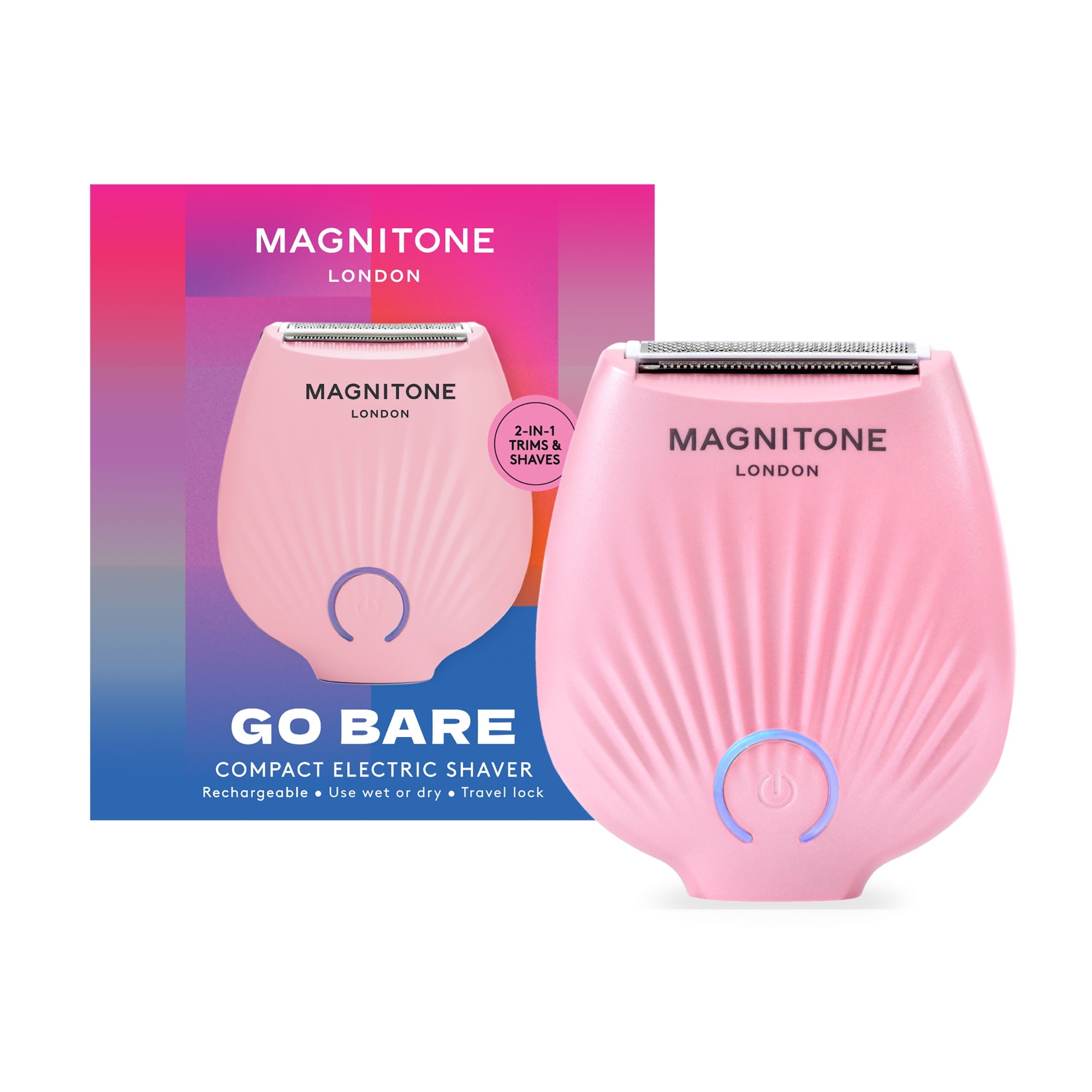 Go Bare Afeitadora eléctrica mini recargable